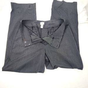 Chico's Women Dress Flare Pants Size 2.5 Tall Gray